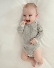 7AM - Long Sleeve Bodysuit - Hug Me