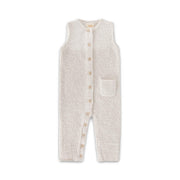 7AM - Sleeveless Jumpsuit - Fuzzy