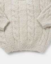 7AM - Boxy Sweater Cable - Fuzzy