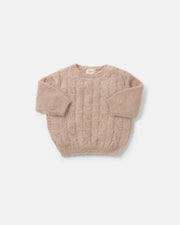 7AM - Boxy Sweater Cable - Fuzzy