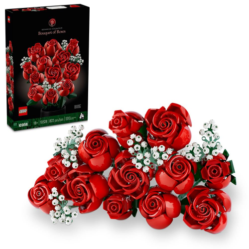 LEGO - 10328 - ICONS - Botanical - Bouquet of Roses - 822pcs