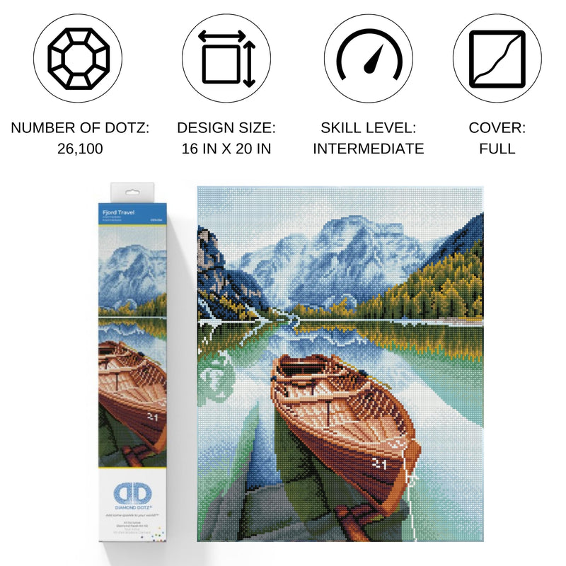 DIAMOND DOTZ - Fjord Travel 59x49