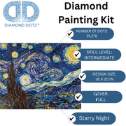 DIAMOND DOTZ - Starry Night (Van Gogh) 58.8x48.6