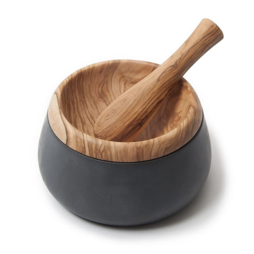 BERARD - Mortar Millenari Grey D20x11 cm with Cotton Bag D20x11 cm with Cotton Bag