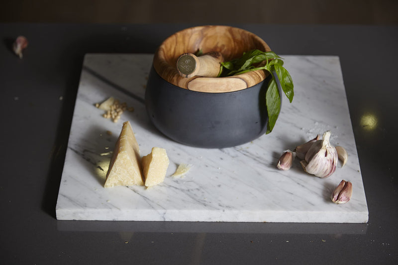 BERARD - Mortar Millenari Grey D20x11 cm with Cotton Bag D20x11 cm with Cotton Bag