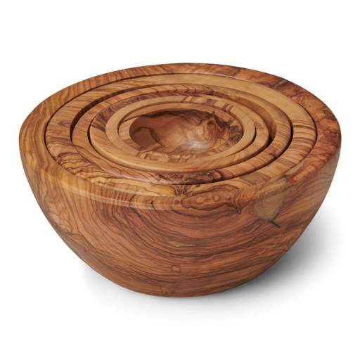 BERARD - Olivewood (Set of 6) Bowls with Gift Box