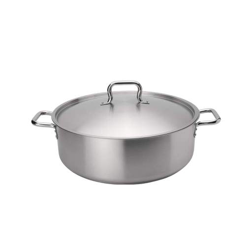 Browne - ELEMENTS Brazier w/Cover, 20qt/19L, 15.7x6.1"/39.9x15.5cm, SS, NSF