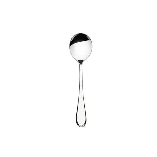 Browne - LUMINO Round Soup Spoon, 7.5"/19.1cm, 18/0 SS, Mirror Finish - Limolin 