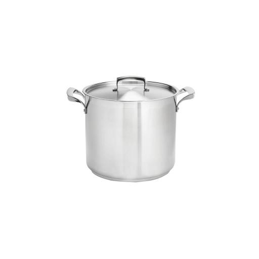 Browne - THERMALLOY Deep Stock Pot, 12qt/11.35L, 10.3x8.8"/26x22.5cm, SS