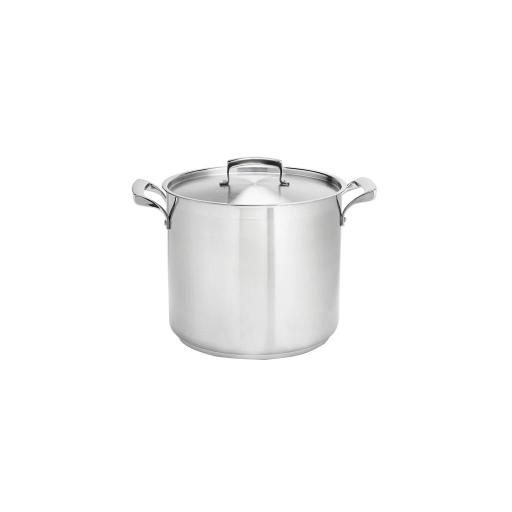 Browne - THERMALLOY Deep Stock Pot, 9.6qt/9L, 9.5x7.8"/24x20cm, SS
