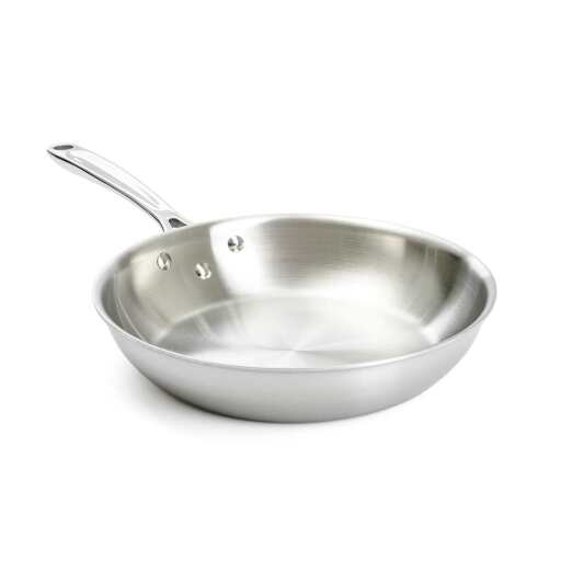 Thermalloy - Fry Pan - Tri-Ply - 9.5" - Progrip Handle - 18 / 0 - Stainless Steel