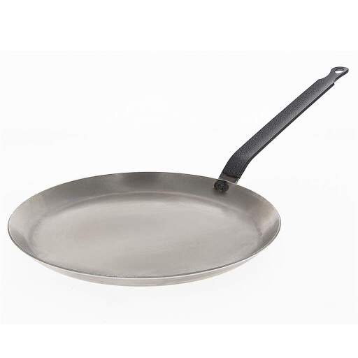 Debuyer - Pancake Pan, Heavy Quality Steel, Round, 24cm
