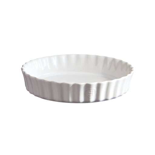 Emile Henry FARINE Deep Flan Dish, D-29cm/11.5" 2L/2.1qt