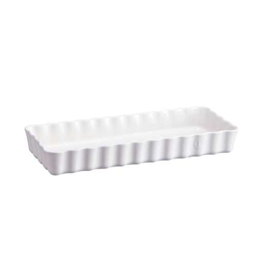 Emile Henry FARINE Slim Rectangular Tart Dish 36.5x15x5cm, 1.3L