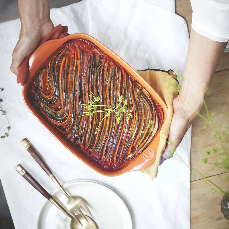 Emile Henry TOSCANE Rectangular Baking Dish 35x25.5cm/14x10"