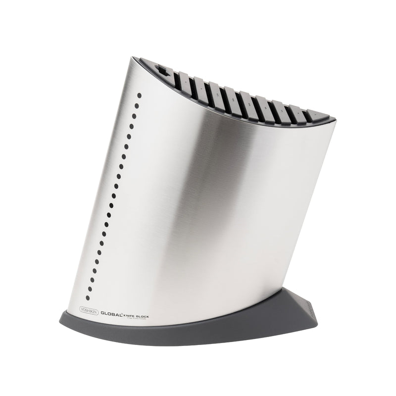 Global - Knife Block holds/10pc Ship Shape SS w/dots - Limolin 