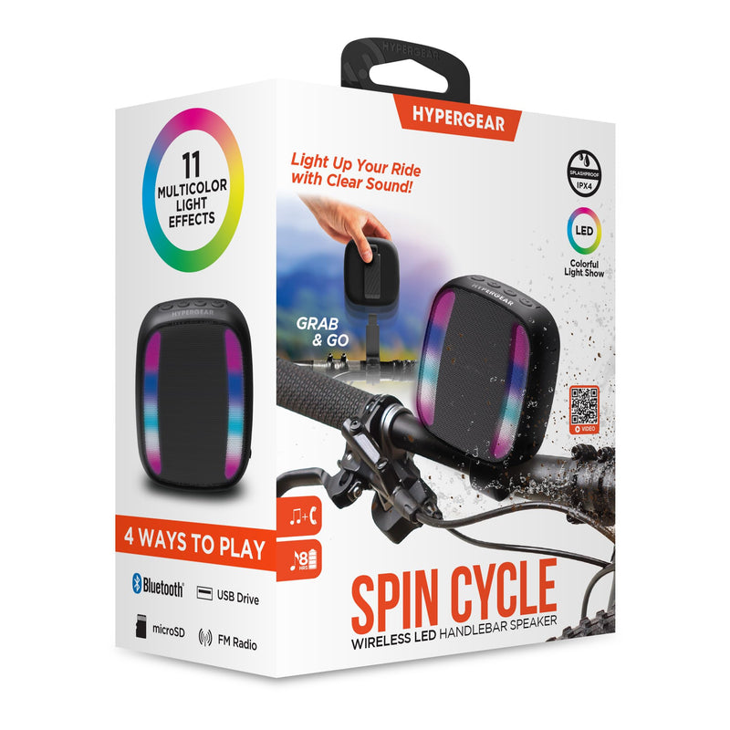 HyperGear - Hypergear Speaker Bluetooth 5W Bicycle Handlebar Speaker - Black - Limolin 
