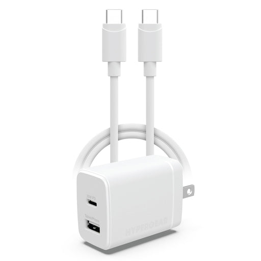 HyperGear - Wall Charger 30W 2 Port - White - Limolin 