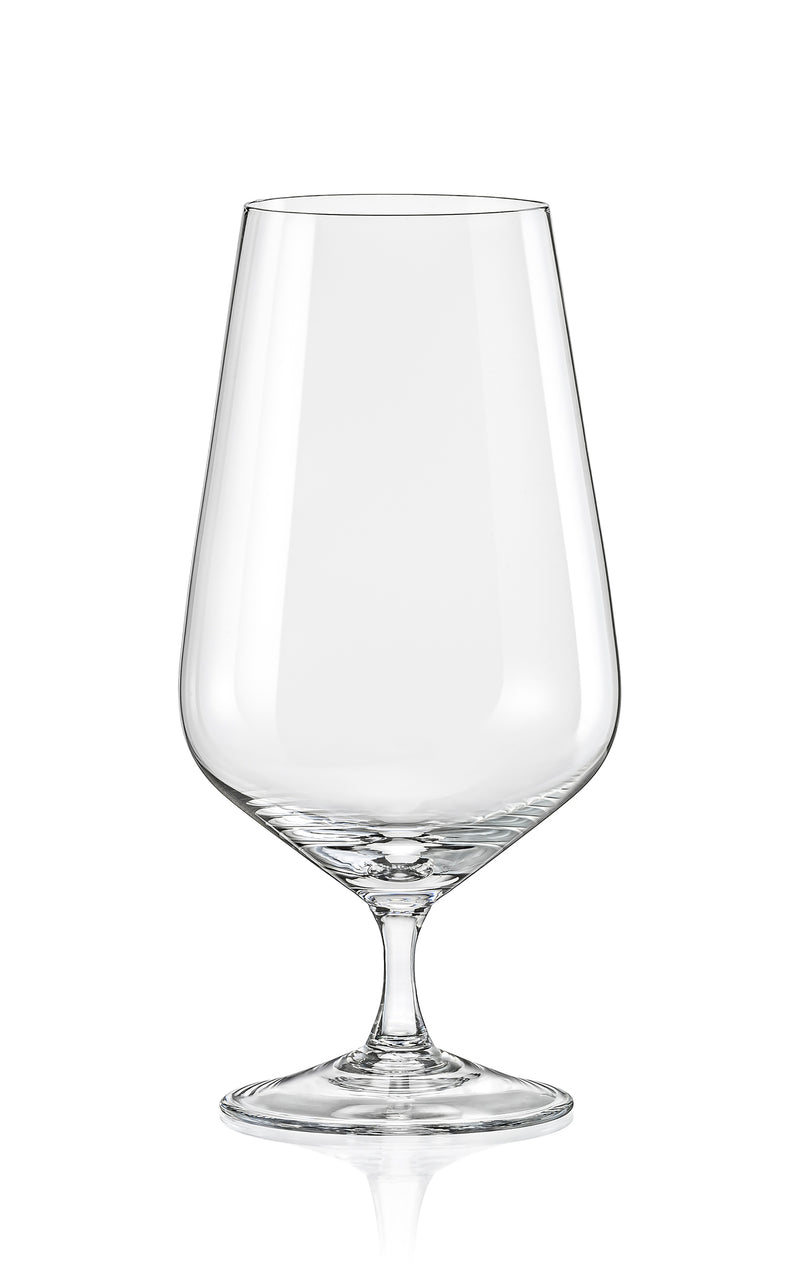 Bohemia Crystal - Sandra Footed Beer / Water Glass