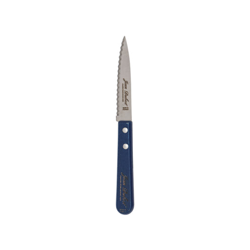 Jean Dubost - Tradition Serrated Paring Knife Blue Beech Wood Handle