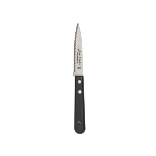 Jean Dubost - Tradition Serrated Paring Knife Black Beech Wood Handle
