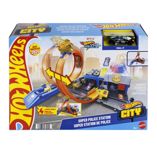 Hot Wheels - City Super Police Station Playset