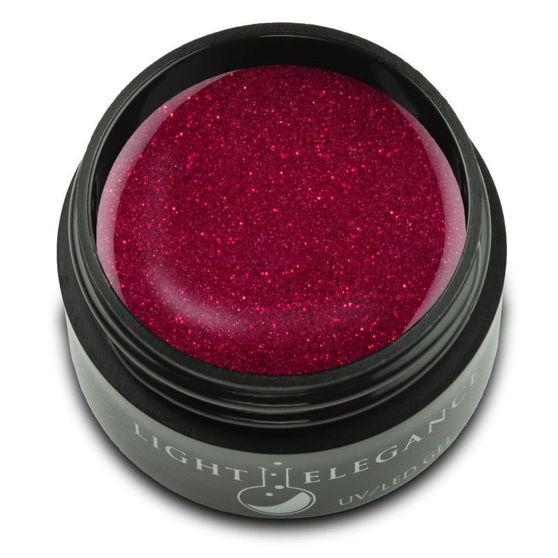 Light Elegance - Caught Red Handed Glitter Gel 17 ml