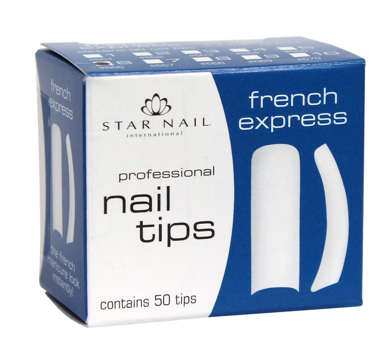 Star Nail - Ultra White #9 50 Pieces