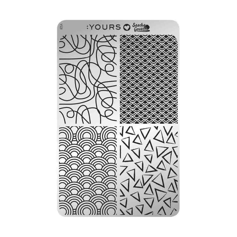 Yours - Loves Sascha Figure Play Stamping Plate