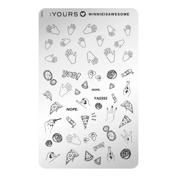 Yours - Loves Winnieisawesom Random Route Stamping Plate