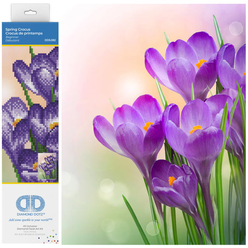 DIAMOND DOTZ - Spring Crocus (12.6" x 8.66" x 32 cm x 22XM)