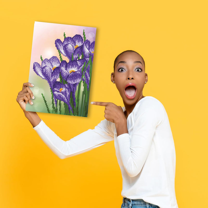 DIAMOND DOTZ - Spring Crocus (12.6" x 8.66" x 32 cm x 22XM)
