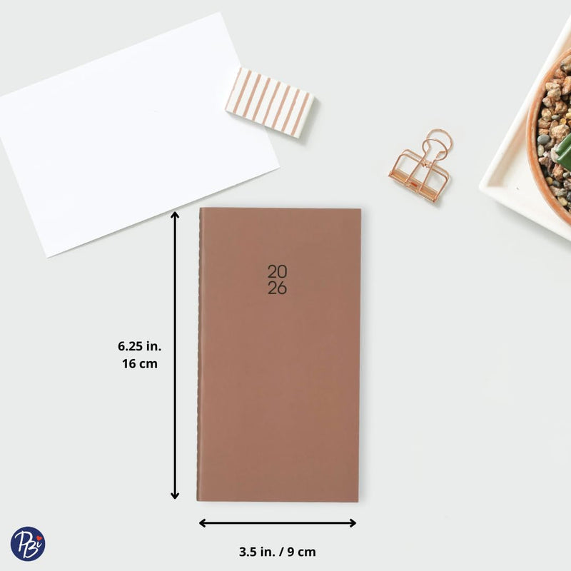 PBI - ANNUAL AGENDA 2026 MINI- MOCHA MOUSSE - Limolin 