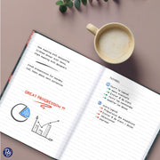 PBI - M. NOTEBOOK  - BLUE MOTIF - Limolin 