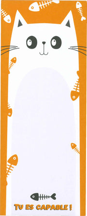 PBI - NOTEPAD- CHAT JAUNE