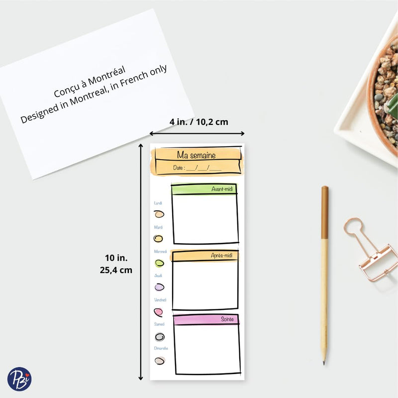 PBI - NOTEPAD- MA SEMAINE