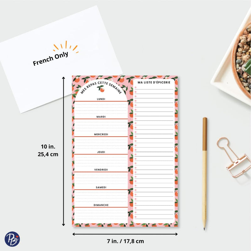 PBI - PLANNING NOTEPAD-ORANGES