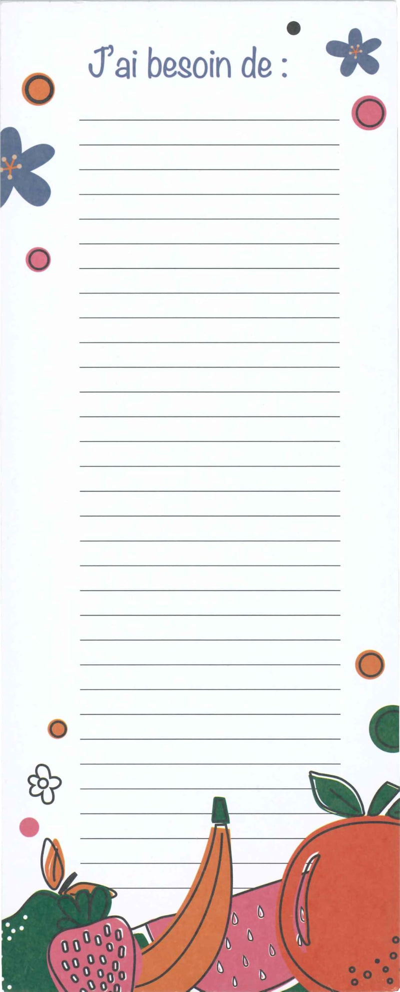 PBI - NOTEPAD- ÉPICERIE