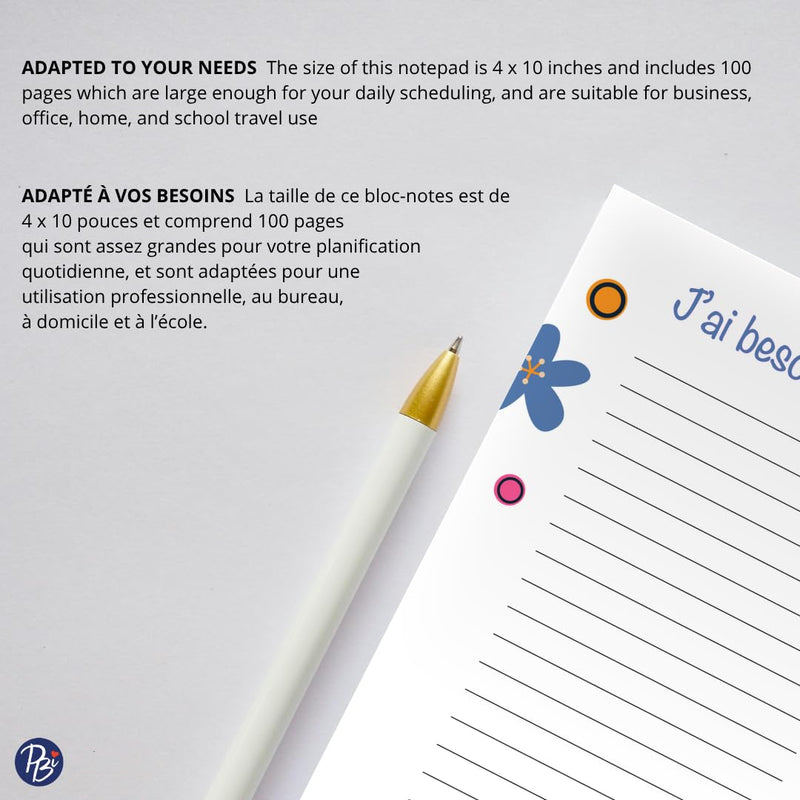 PBI - NOTEPAD- ÉPICERIE