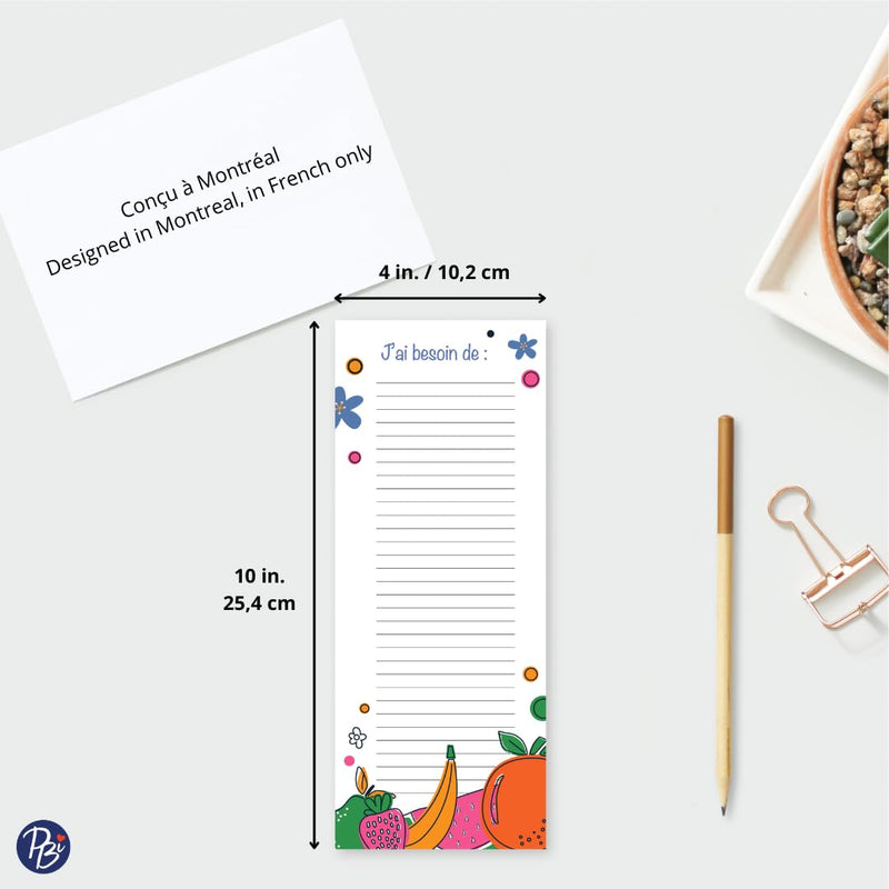 PBI - NOTEPAD- ÉPICERIE