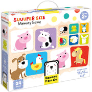BANANA PANDA - SUUUPER SIZE - MEMORY GAME - 24 Cards (2+) - Limolin 