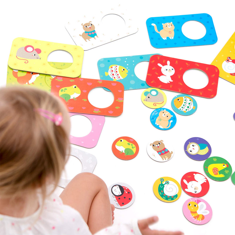 BANANA PANDA - MATCH the BUDDIES - 2pc x 12 MINI PUZZLES (15m+)