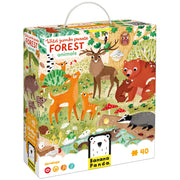 BANANA PANDA - WILD JUMBO - 40pc PUZZLE FOREST ANIMALS (3+)