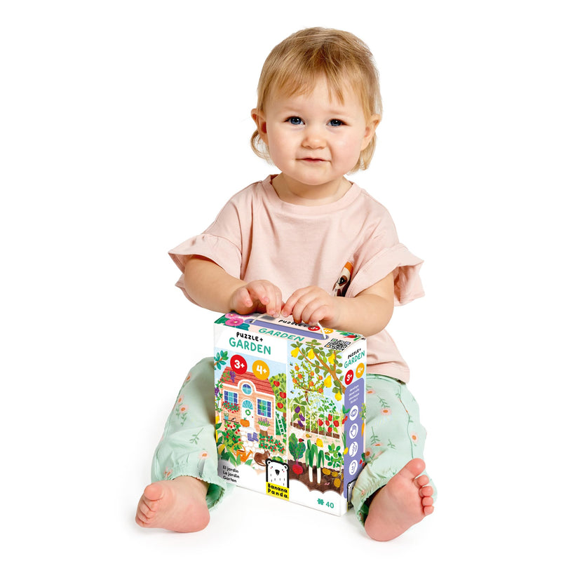 BANANA PANDA - 40pc PUZZLE + GARDEN - Limolin 
