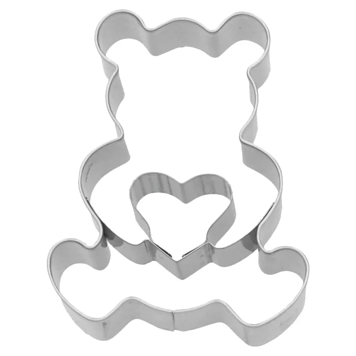 BIRKMANN - Cookie Cutter - Teddy bear w/ heart w/Internal Detailing