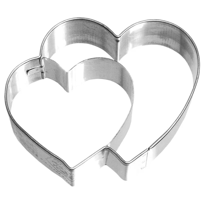 BIRKMANN - Cookie Cutter - Double Heart w/Internal Detailing