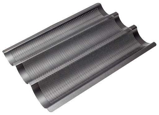 BIRKMANN - EASY BAKING Baguette Tray Perforated, Non-Stick, Makes 3