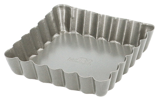 BIRKMANN - BAKERS BEST Mini-Tarte Pan Square Non-Stick, Loose Bottom