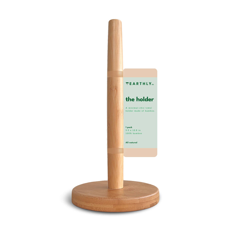 EARTHLY CO - Paper Towel Holder All Natural