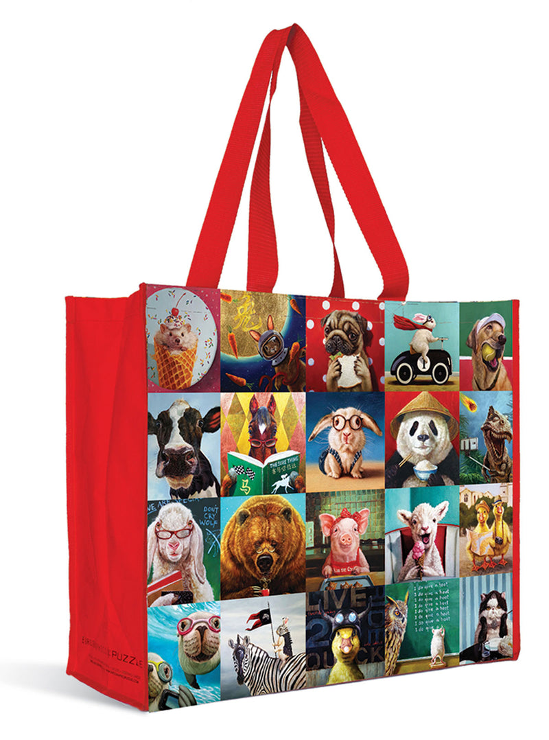 Eurographics - Funny Animals (Large - 17.25" x 20" Artsy Bag)